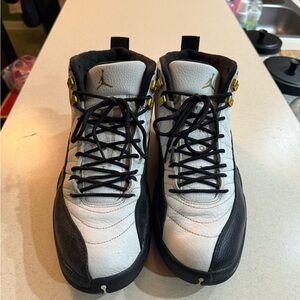 Men's White and Black Sneakers